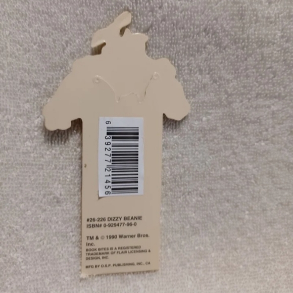 Vintage Looney tunes Dizzy Devil beanie book mark - Picture 4 of 5